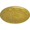 Ekena Millwork Artis Ceiling Medallion, Hand-Painted Rich Gold, 27 1/8"OD x 2 5/8"P CM27ARRGS - alternate 2